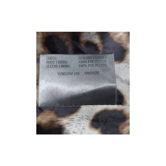 Street Legal Zip Up Leather Jacket, Zip Pockets & Cuffs, Black, Sz S - Picture 8 of 9